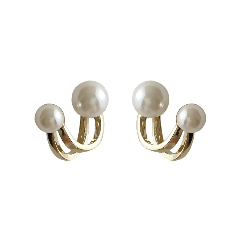 Women's One Style For Pearl High Sense Light Luxury Earrings