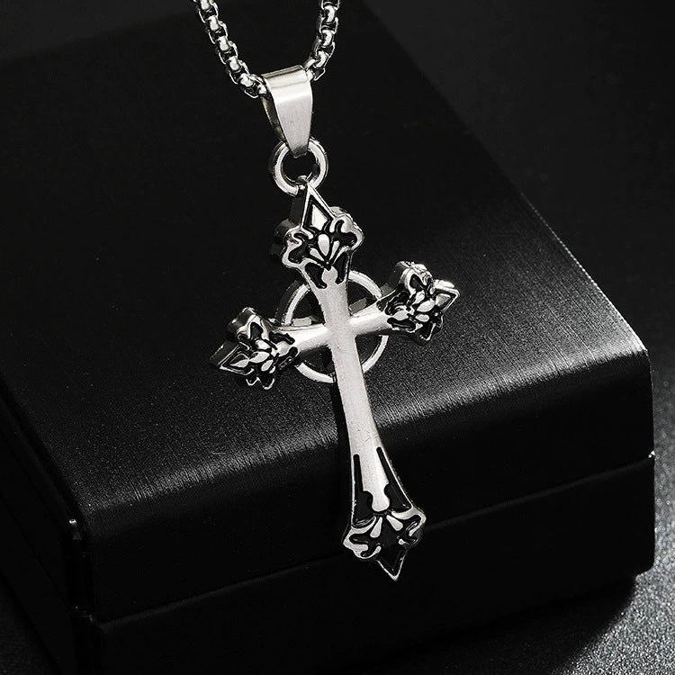 Women's & Men's Simplicity Long Gothic Vintage Stainless Steel Pendants