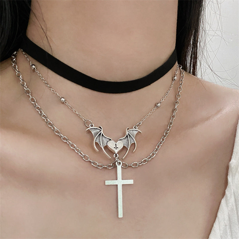 Love Hot Asian Culture Niche Gothic Dark Collar
