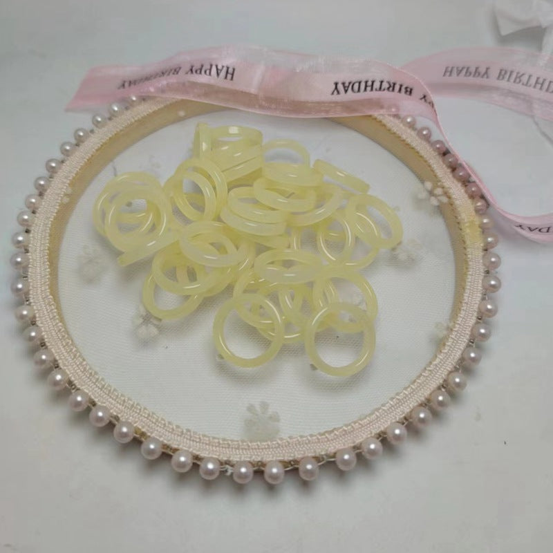 Female Single Material Sticky Accessory International Trade City Ring