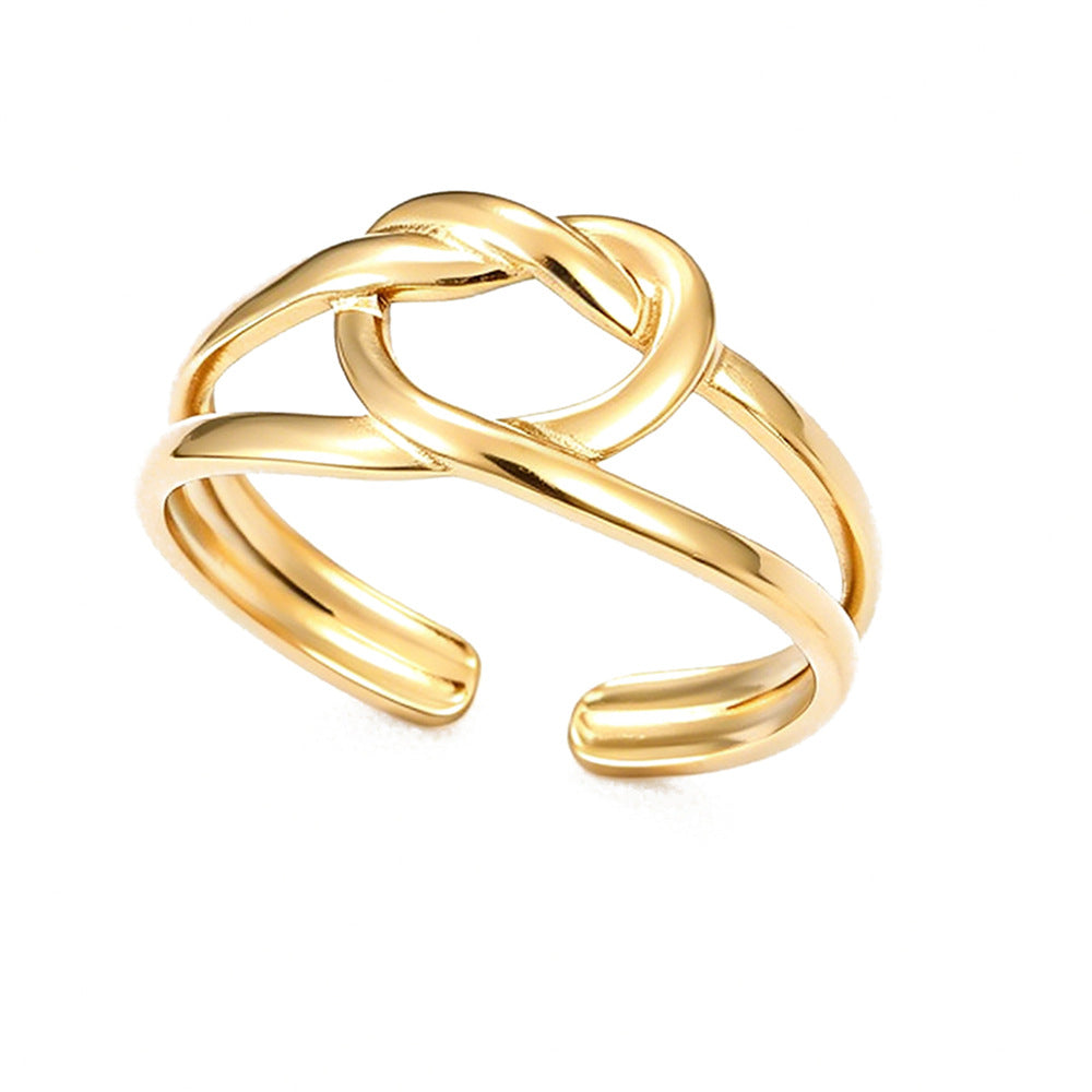Heart-shaped Titanium No Fading Oil Pressure Rings