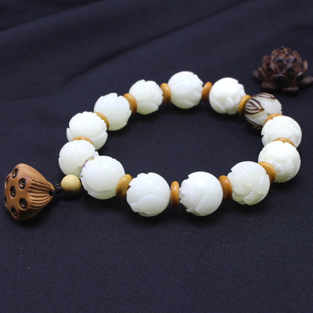 Lotus Seed Buddha Beads Rosary Live Bracelets