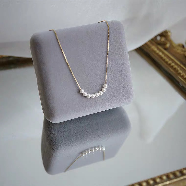 Pearl Female Light Luxury Minority Design Gentle Fairy Clavicle Necklace