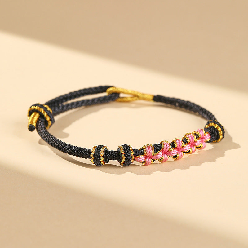 Festival Beads Threading Wear Gold Lucky Bracelets