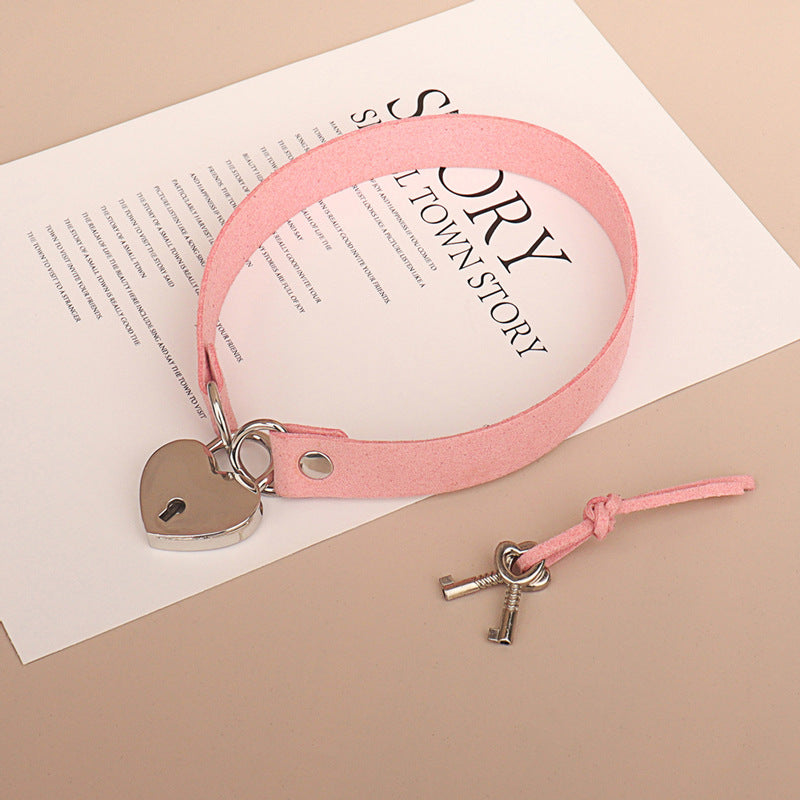 Love Heart-shaped Lock Key Veet Personality Sense Rings