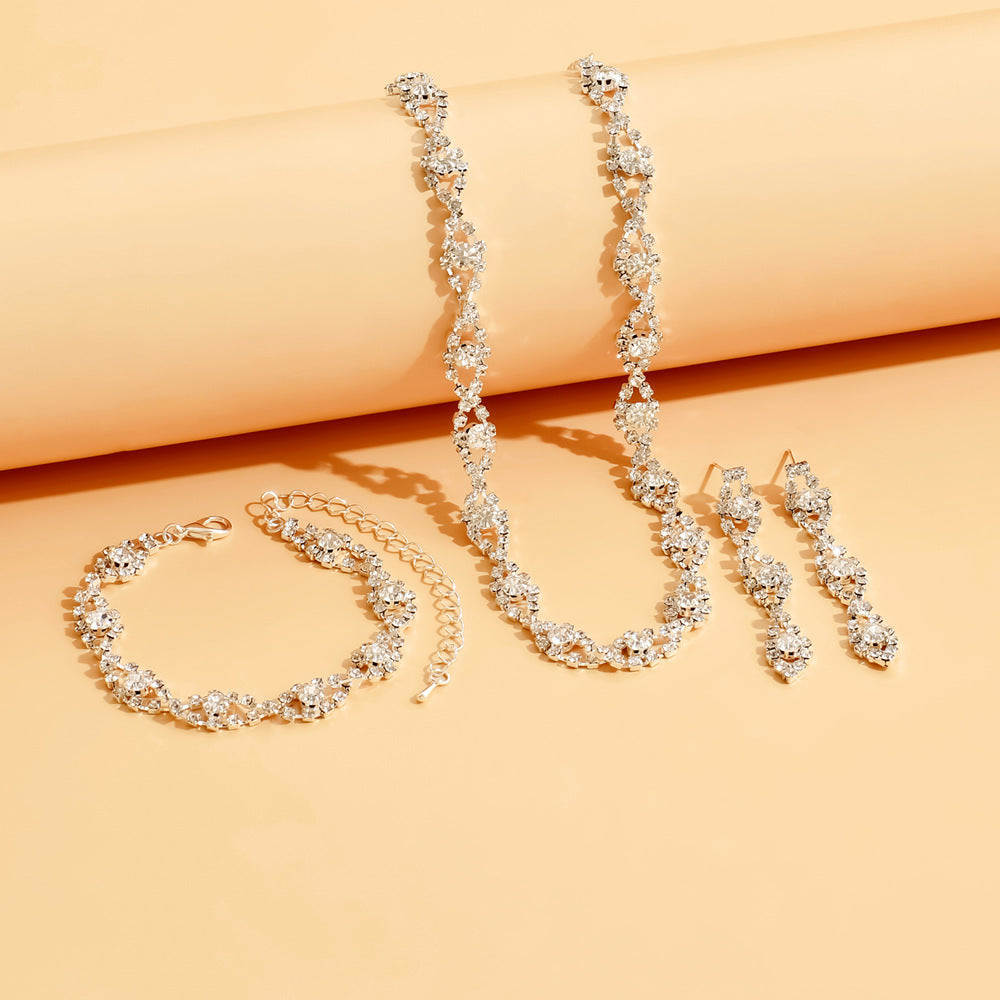 Casual New Irregular Chain Design Bridal Jewelry Set