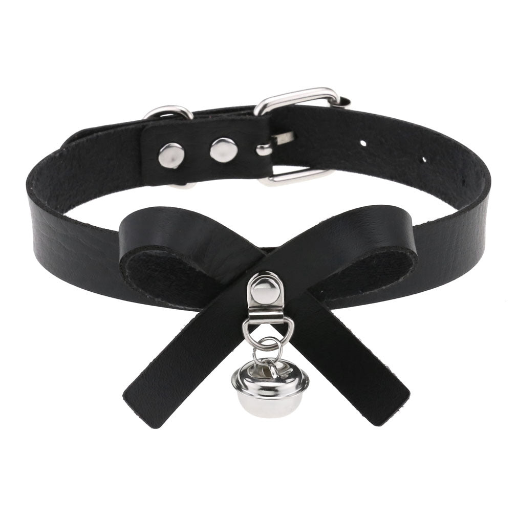 Punk Soft Graceful Bow Neckband Sexy Clang Collar