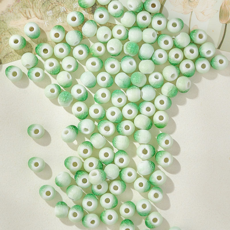Graceful Casual Ceramic Round Beads Braiding Jewelry Accessories