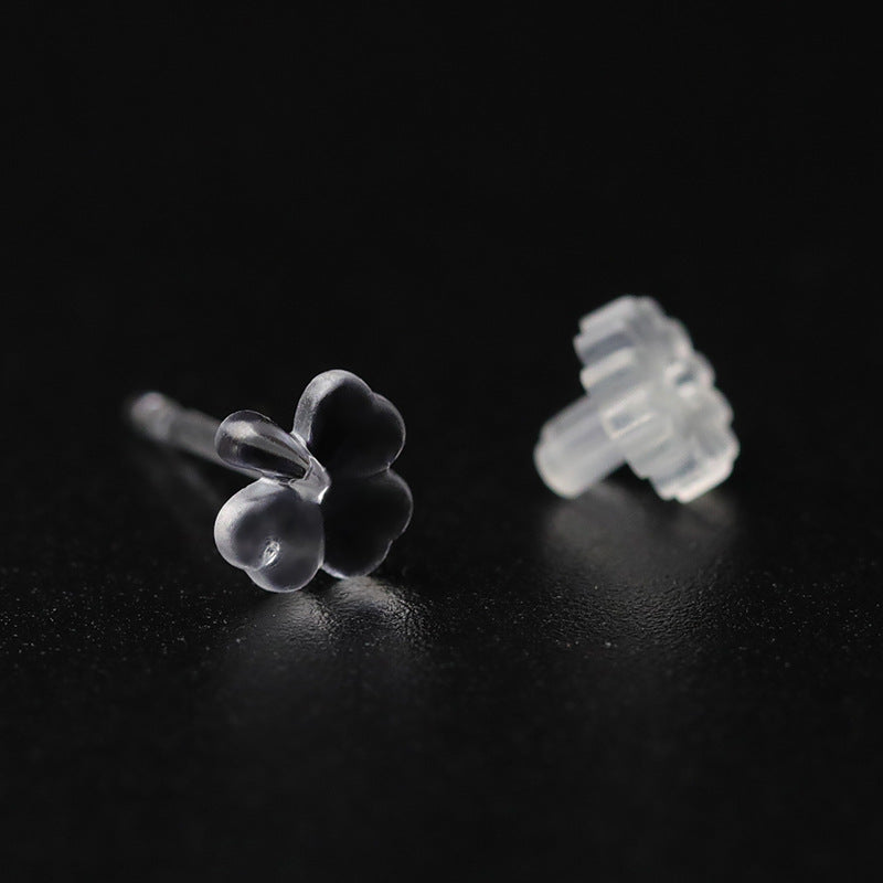 Resin Ear Stick Personality Simple Plastic Auricular Needle Raise Stud Earrings