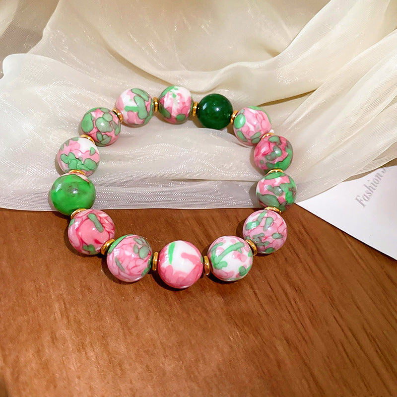 Women's Beaded Ethnic Style Light Luxury High Sense Bracelet