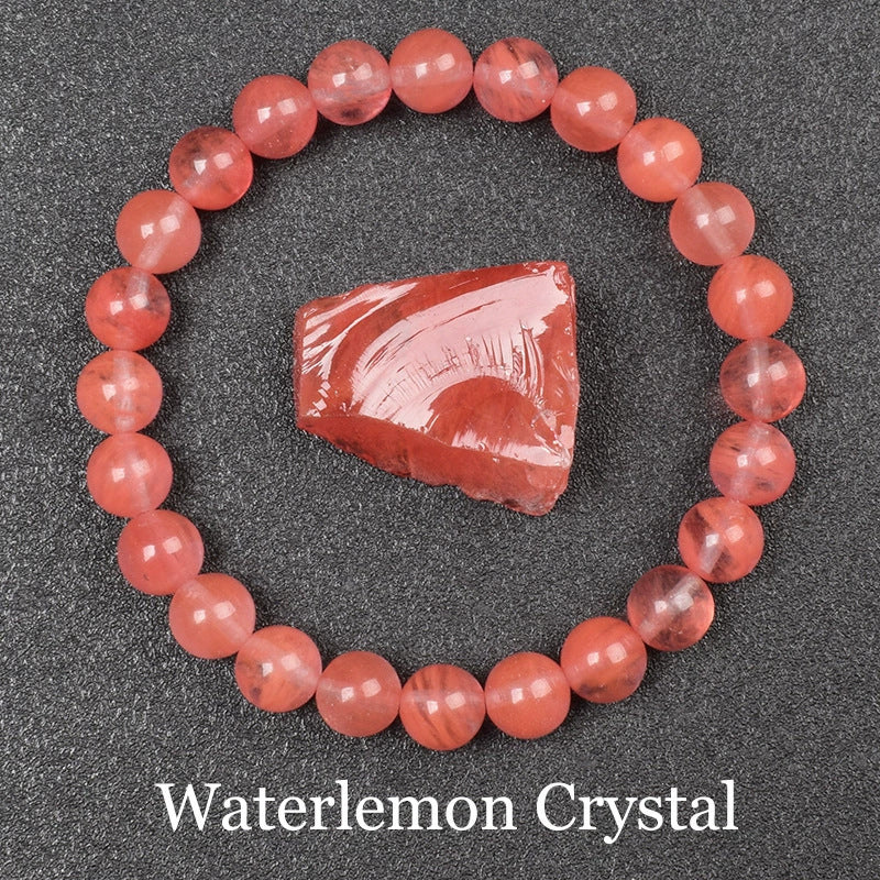 Red Green Treasure Amethyst Sunstone Lapis Lazuli Tiger Eye Handmade Bracelets
