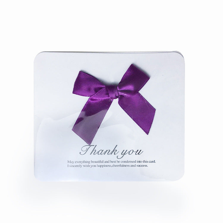 Flower Box Sier Polishing Cloth Lettering Jewelry Set