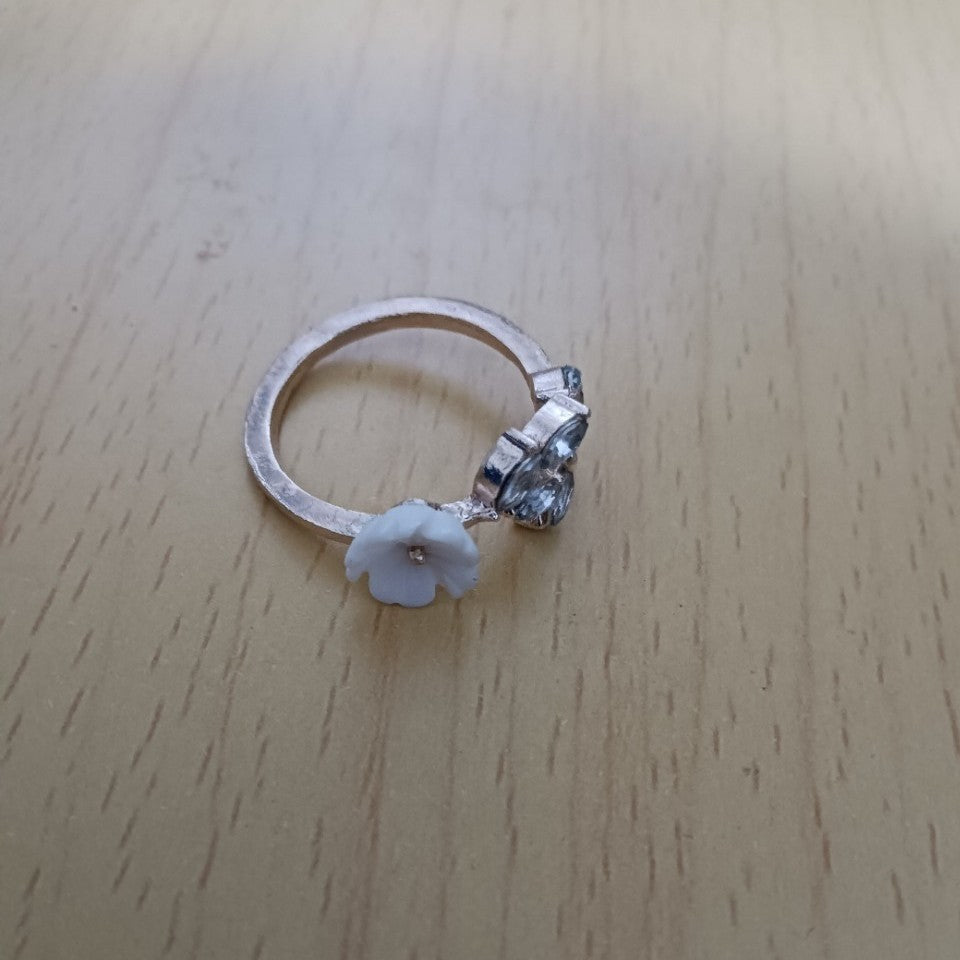 Stylish Branch Flower Open Minimalist Creative Ring