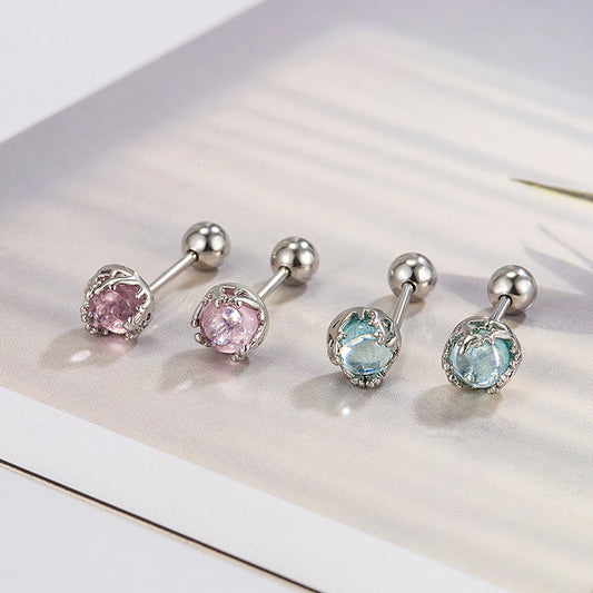 Screw Ear Bone Sleeping No Need To Take Stud Earrings