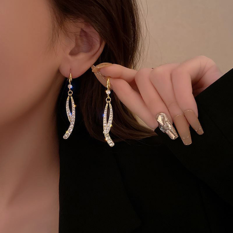 Women's Fishtail High-grade Trendy For Light Luxury Stud Earrings