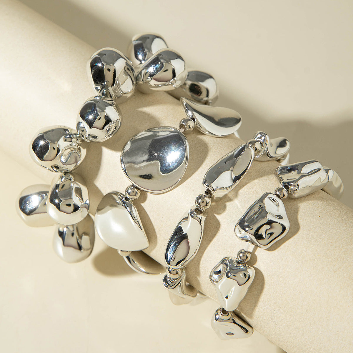 Popular Durable Line Geometric Exaggerated Open-ended Bracelets