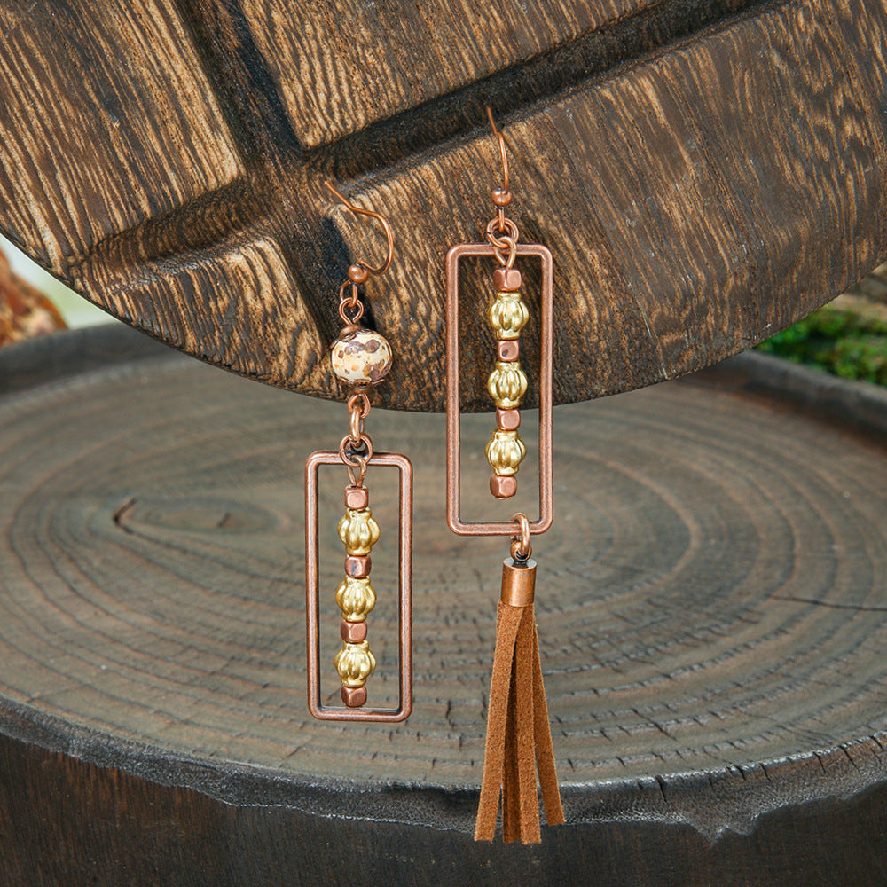 Attractive Antique Bohemian Ethnic Style Handmade Earrings