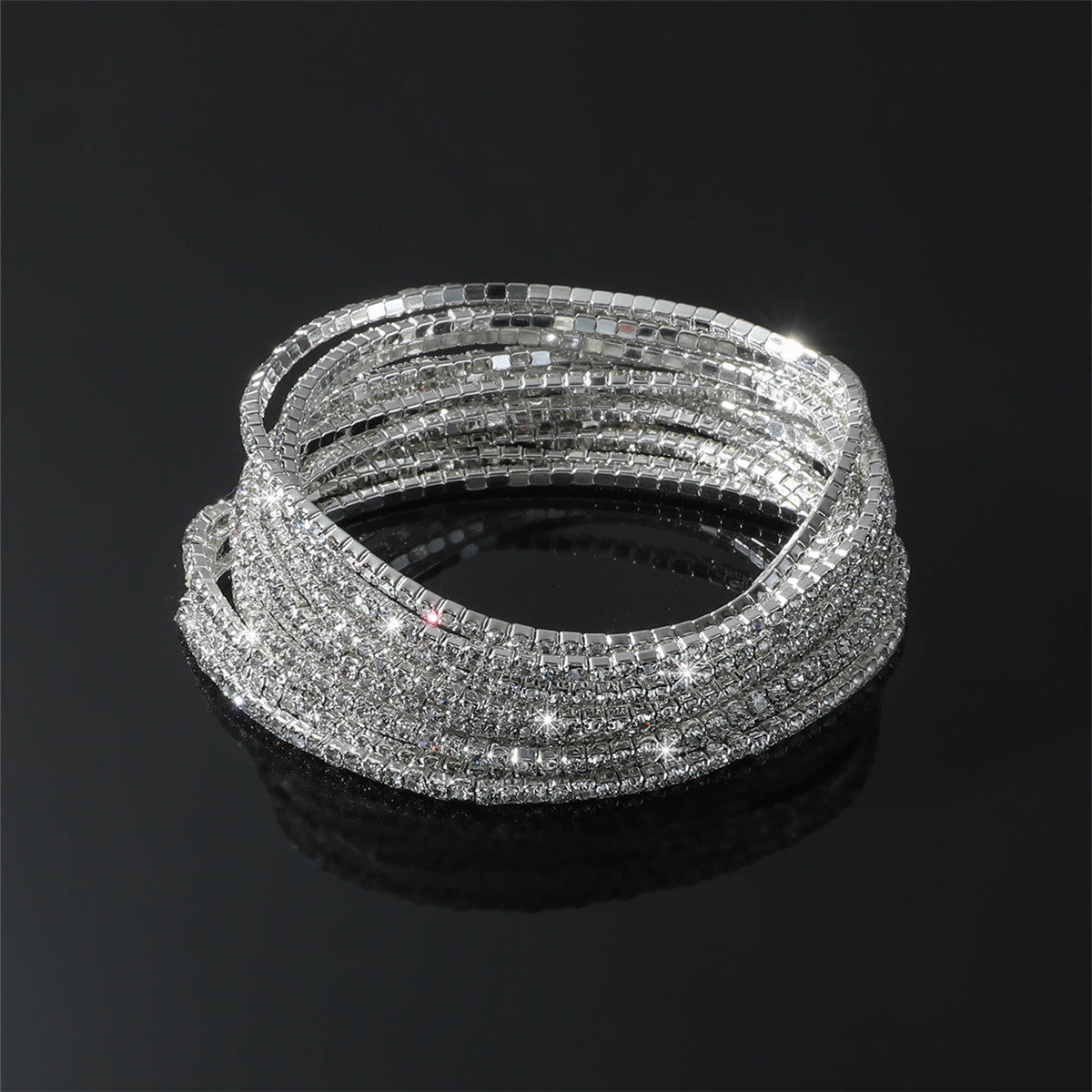 Women's Temperament Super Shiny Full Diamond Fine Fashion Bracelets