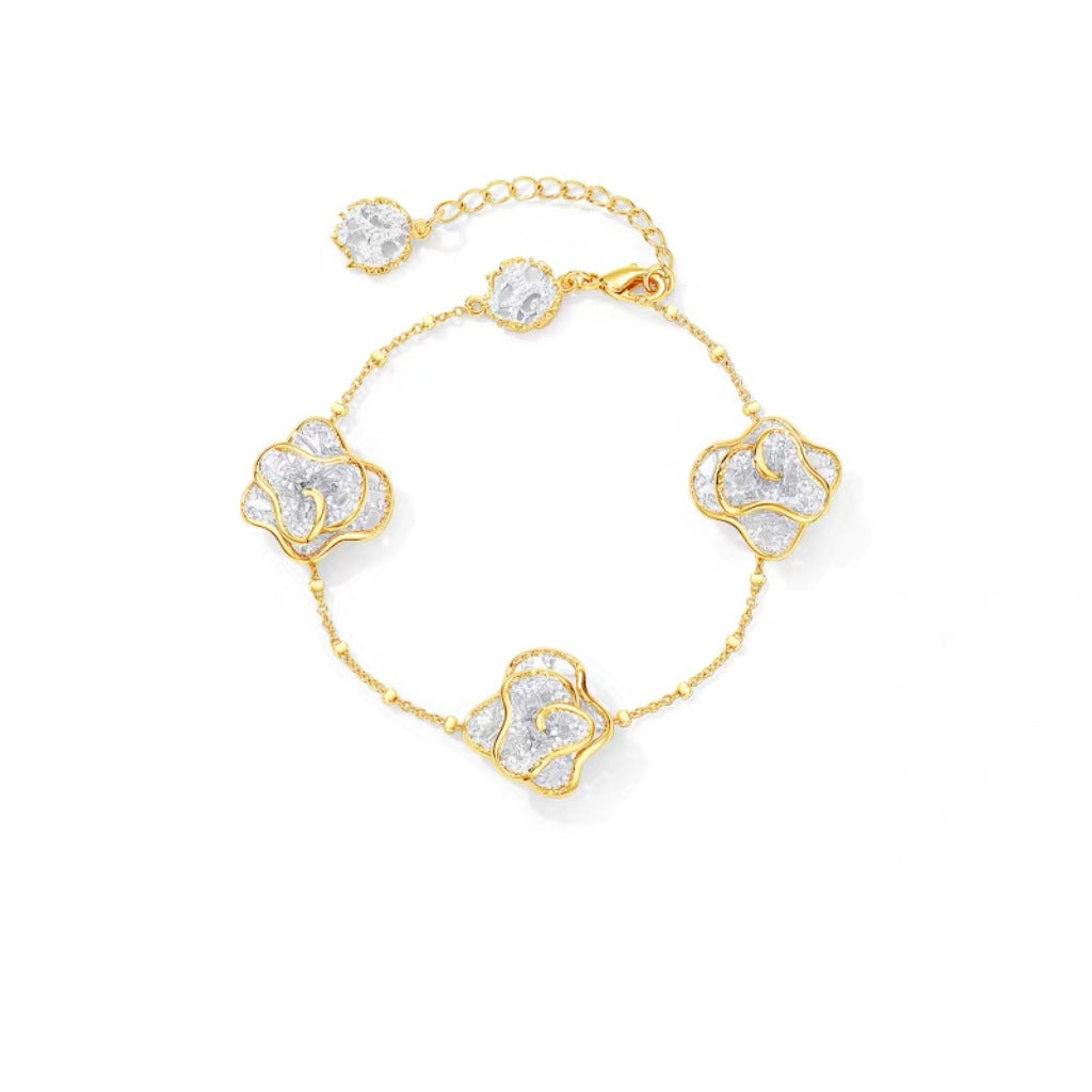 Lace Series Skirt Flower Elegant High Jewelry Set