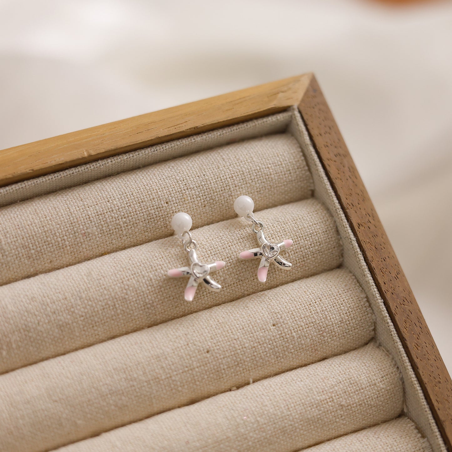 Gradient Biological Porcelain Pin Design Fresh Sweet Rings