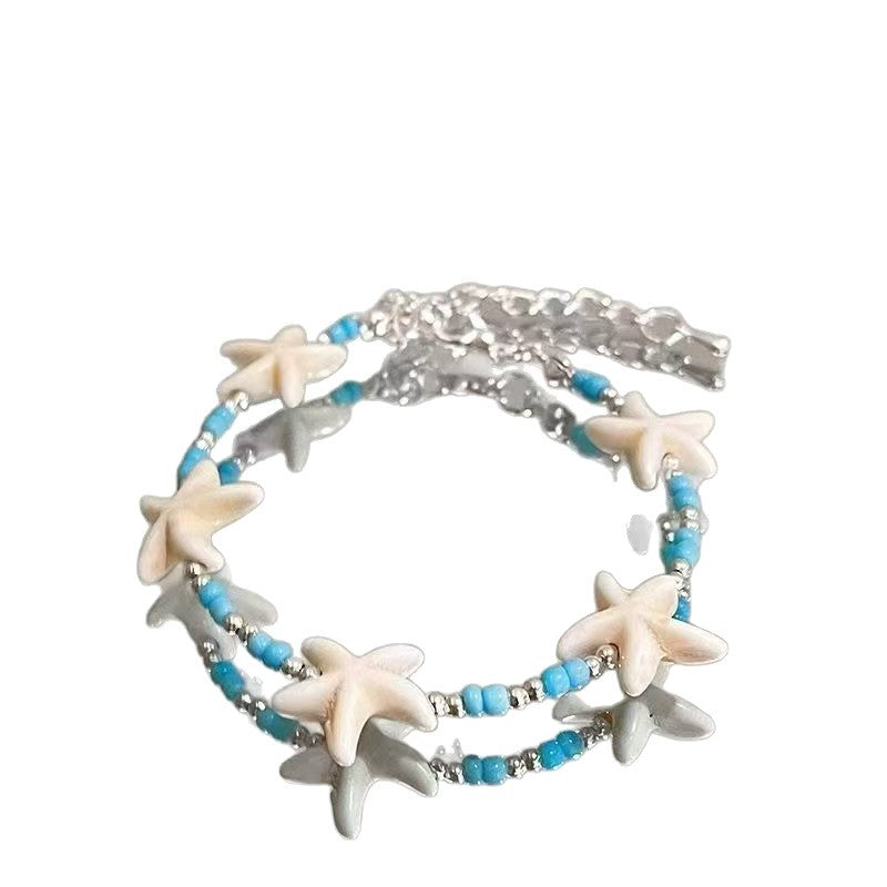 Blue Shell Starfish Female Spring Island Bracelet