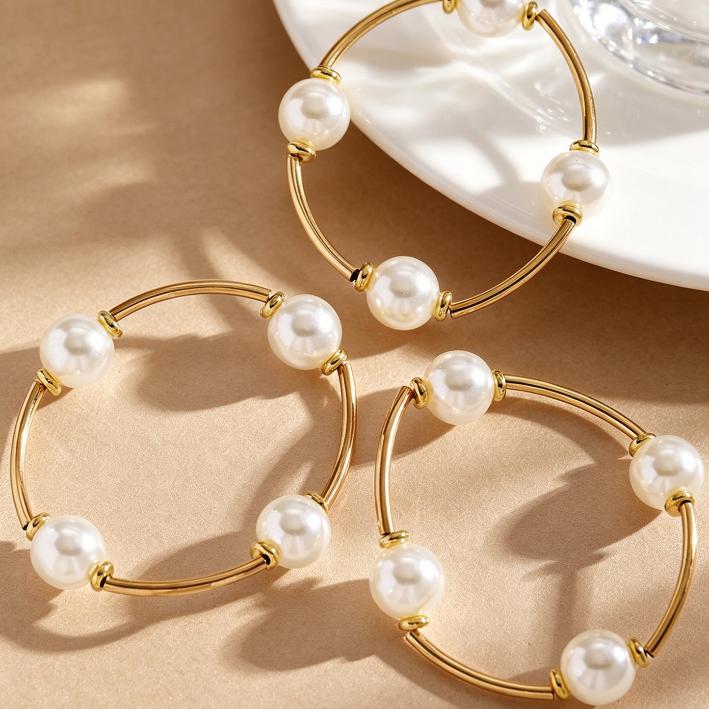 Women's Design Simple Light Luxury Twin Elastic Bracelets