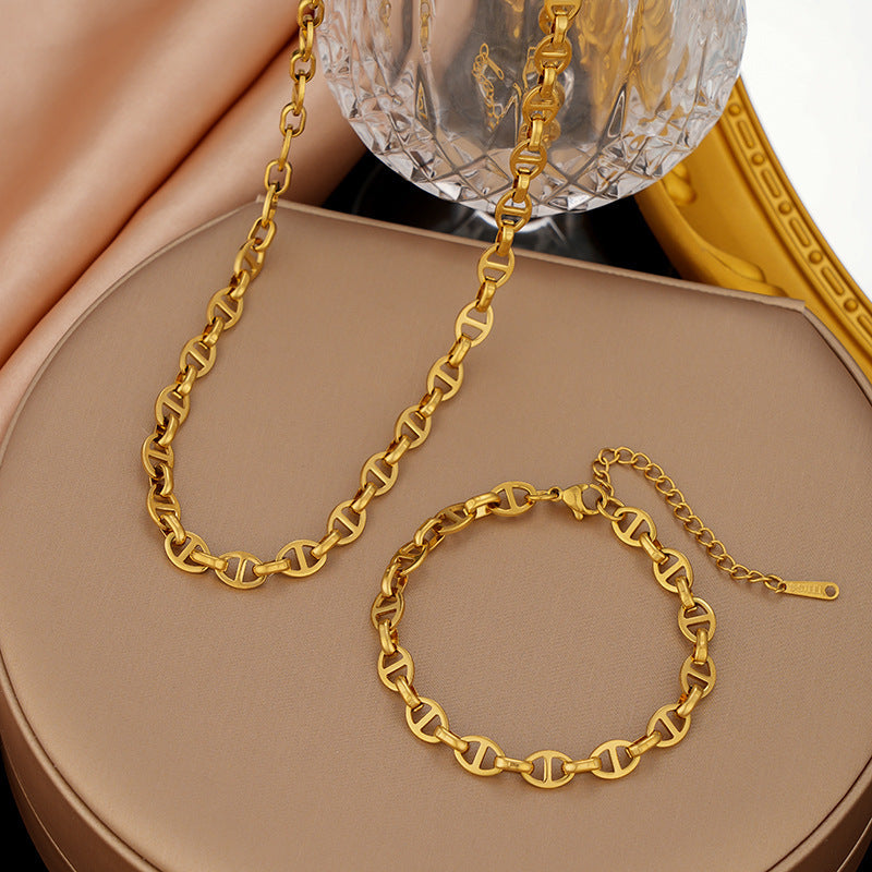 Elegant Women's Titanium Steel High-grade For Necklaces