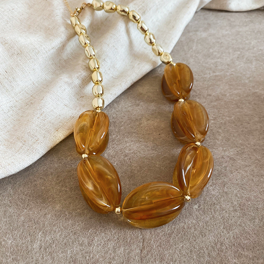 Shadow Flower Beaded Female Summer Dopamine Sweet Jewelry Set