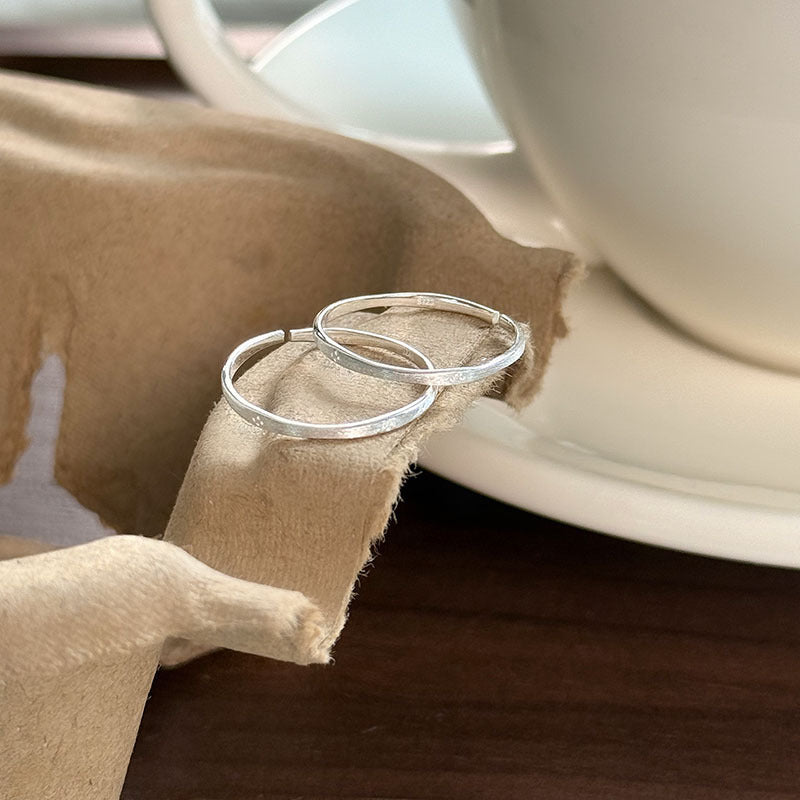 Women's Style Hand Hammered Tone Texture Fine Bracelets