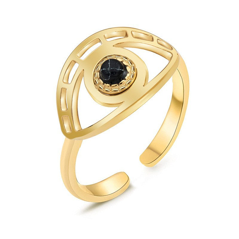 Devil's Eye Titanium Steel Dripping Oil Rings