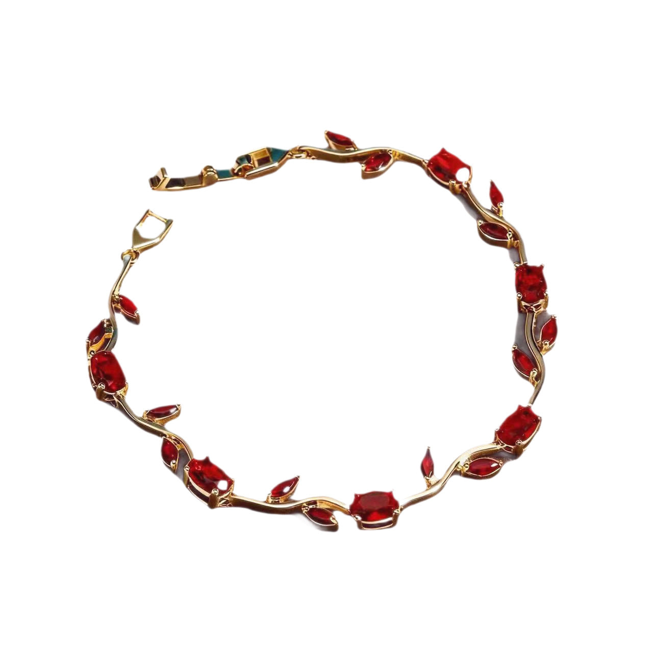 Women's Simple Design Leaf Shape Fashion Temperamental Minority Multicolor Bracelet