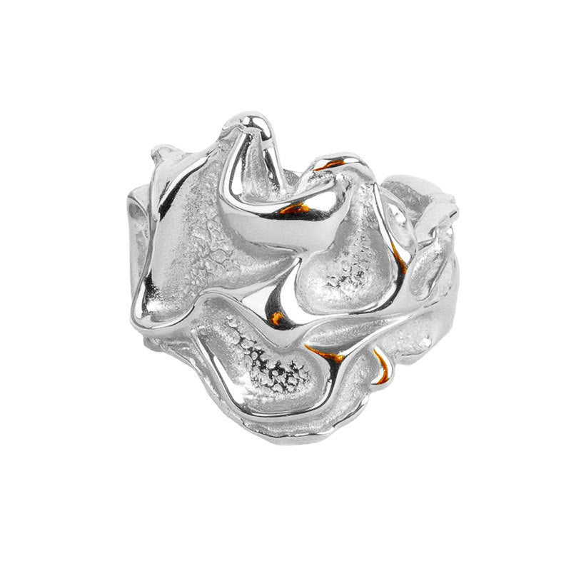 Fashionable Female Exaggerated Pleated Irregular Concave Niche Exquisite Bracelets