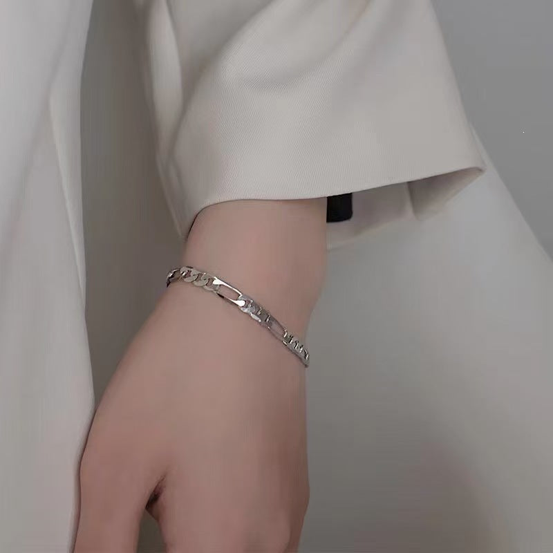 Women's Fashion Simple Metal Chain Foot Pure Bracelets