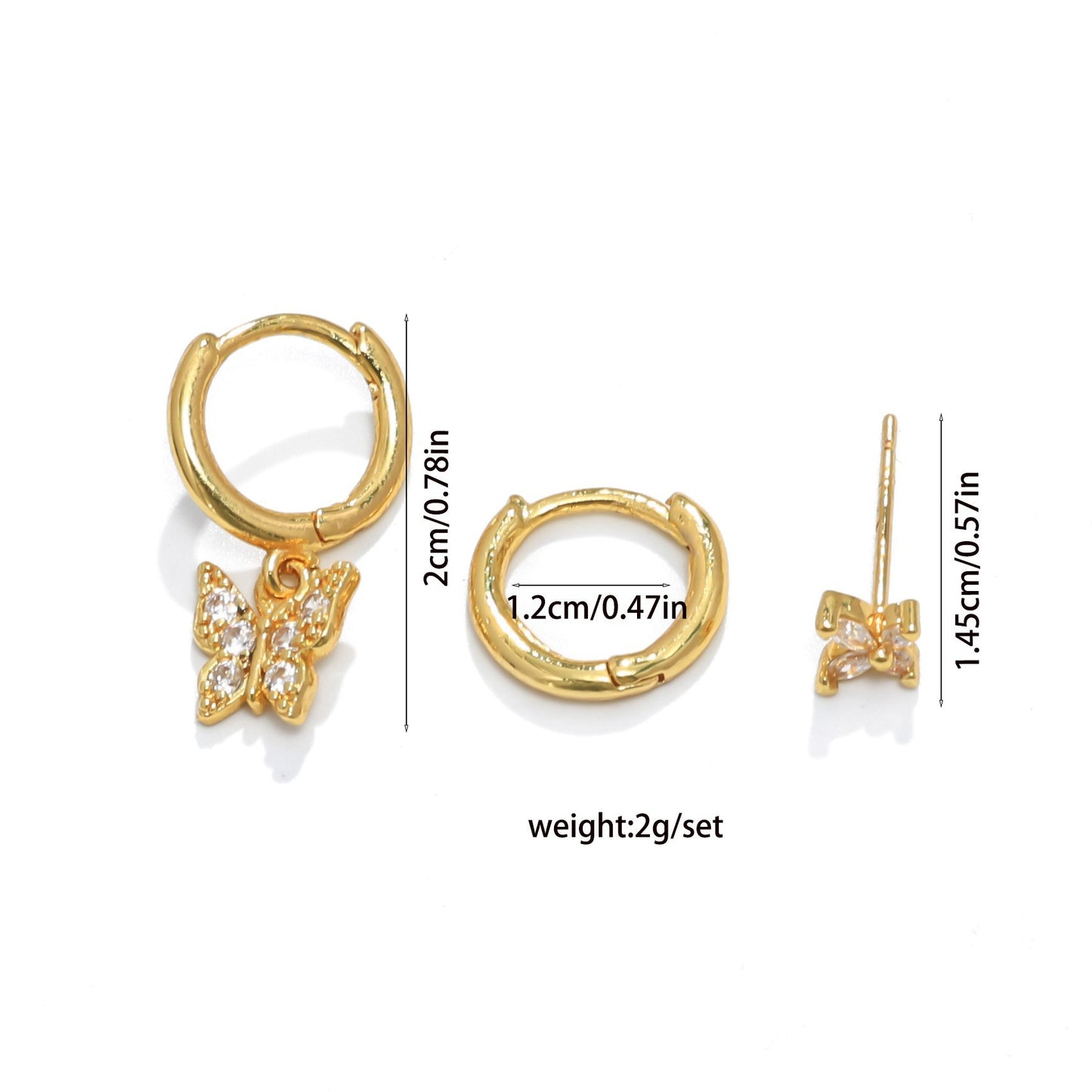 Women's Fashion Single Ear Suit Clip Graceful Rings