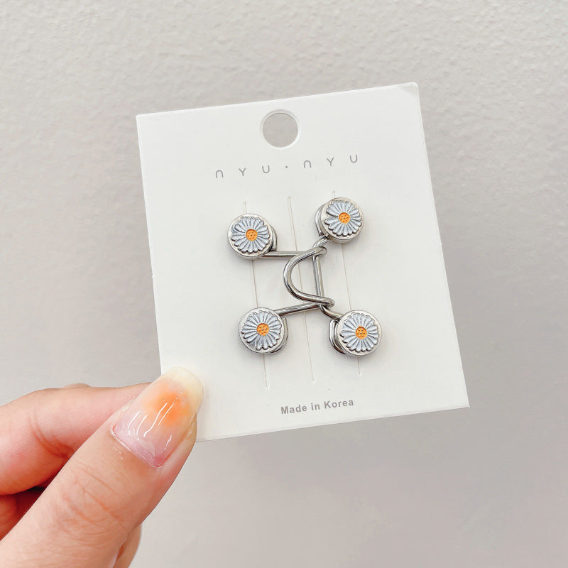 Brooch Clasp Hidden Hook Sewing Free Does Not Hurt Clothes Brooches
