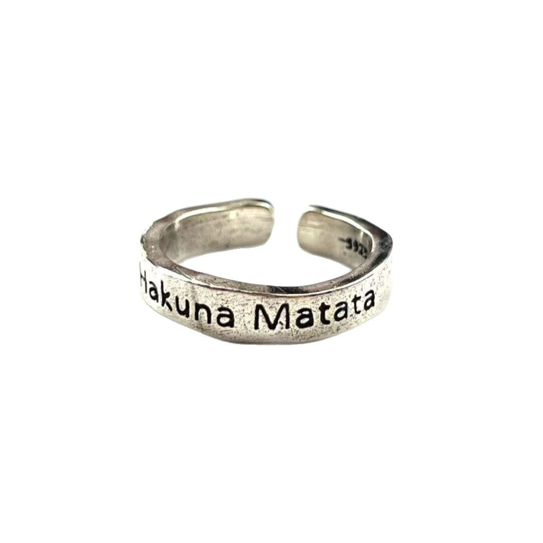 Charming Long Live Life Free Couple Rings