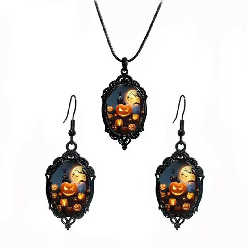 Fashion Elegant Glass Suite Romantic Gift Jewelry Set
