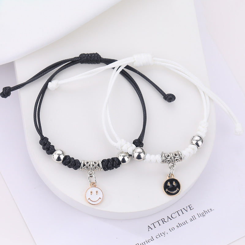 Cartoon Good-looking Woven Korean Style Fresh Carrying Strap Female Creative Bracelet