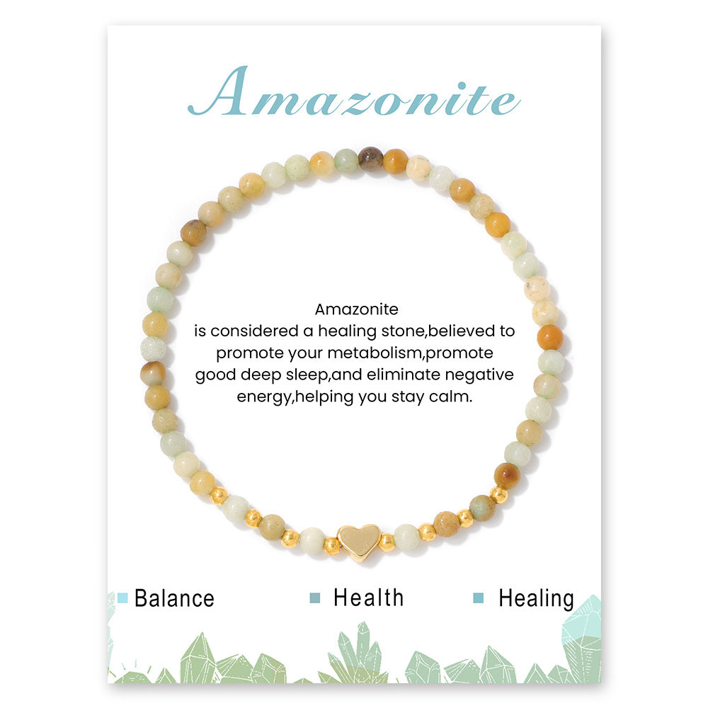 Elastic String Female With Hearts Fairy Bracelets