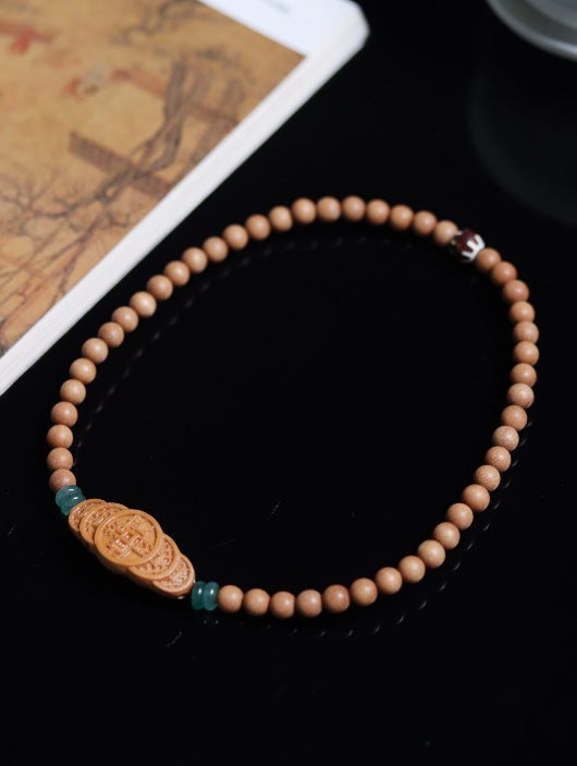 Barbie Sandalwood Tassel National Style Female Artistic Bracelets