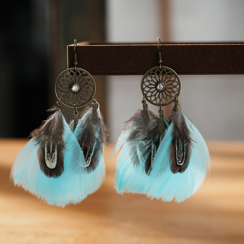 Sunflower Fashion Simple Feather Your Daisy Earrings