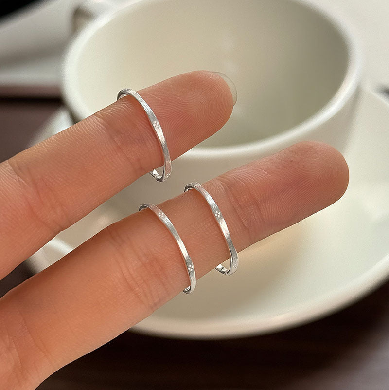 Women's Style Hand Hammered Tone Texture Fine Bracelets