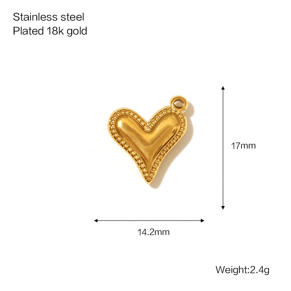 Versatile Women's Stainless Steel Gold-plated Bow Jewelry Accessories