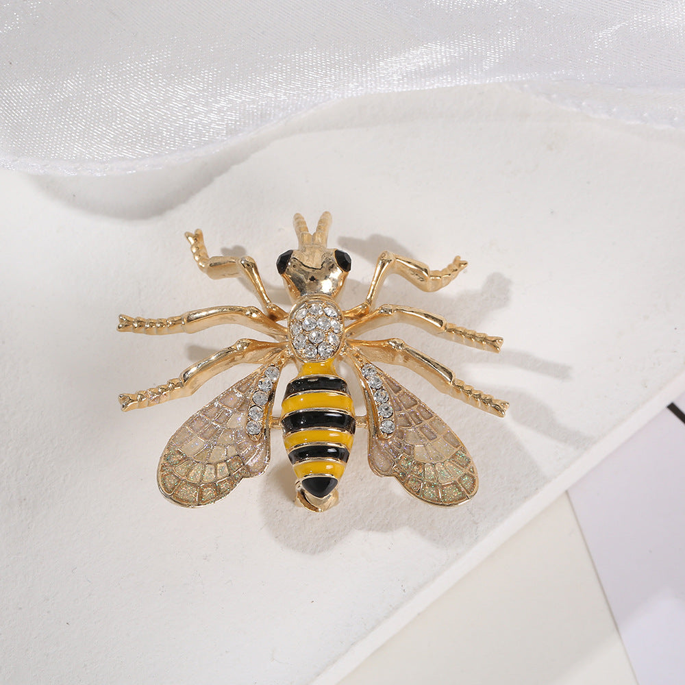 Women's Bee Pearl Brooch Insect High-grade Niche Brooches