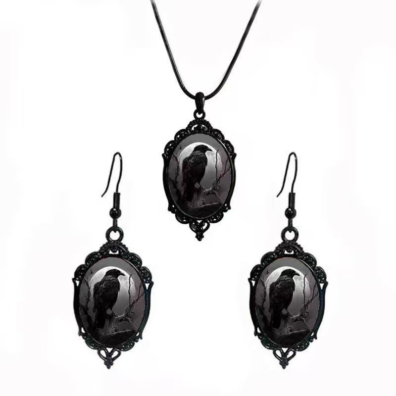 Fashion Elegant Glass Suite Romantic Gift Jewelry Set