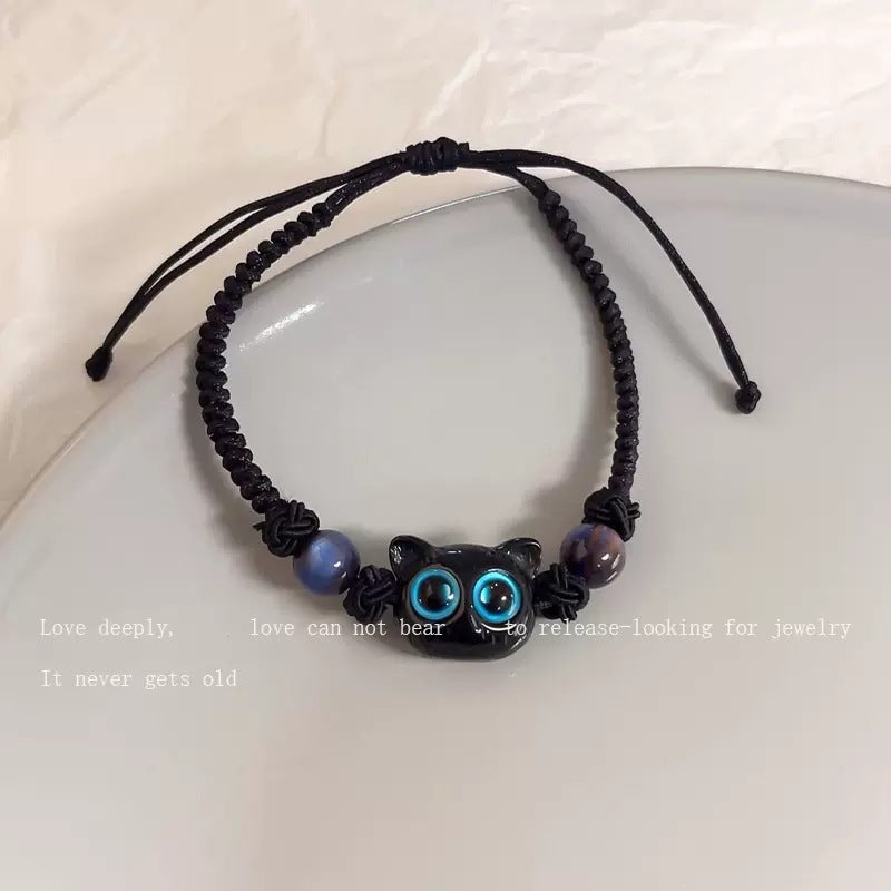 Style Beaded Weave National Female Design Ancient Cool High Bracelet