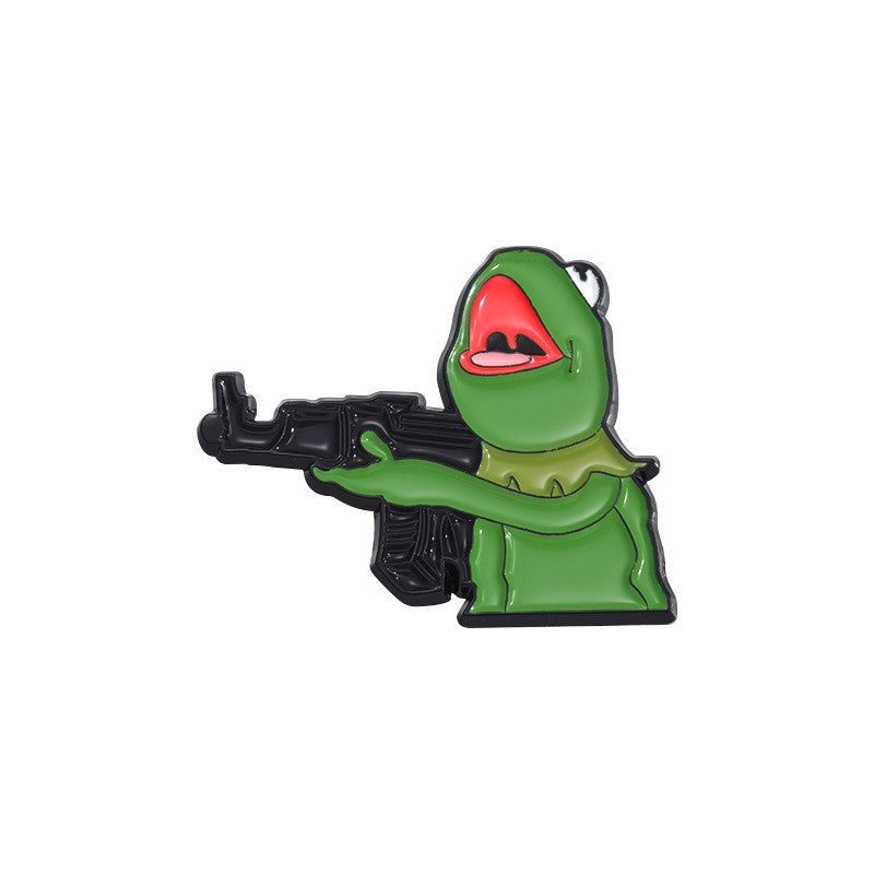 Cartoon Frog Series Brooch Cute Personality Little Brooches