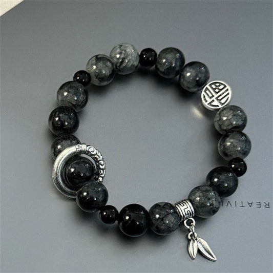 Men's Style Glaze Beaded Handmade Design Couple Bracelet