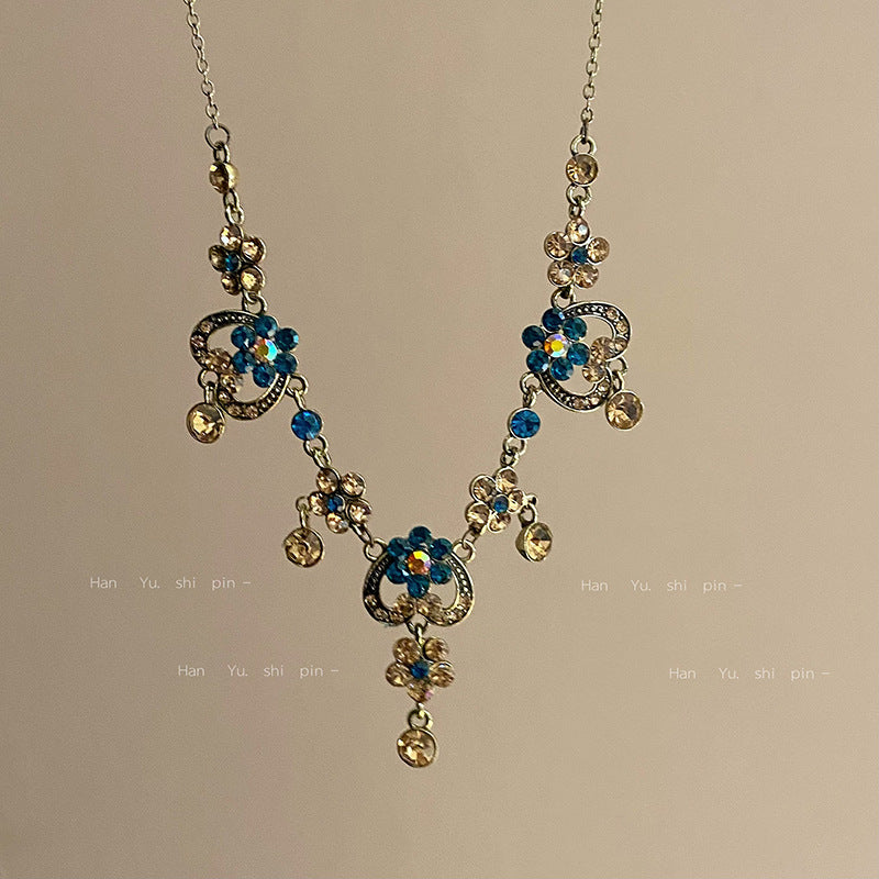 Women's Retro Pearl Affordable Luxury Fashion Temperament Wild Good-looking Clavicle Necklace
