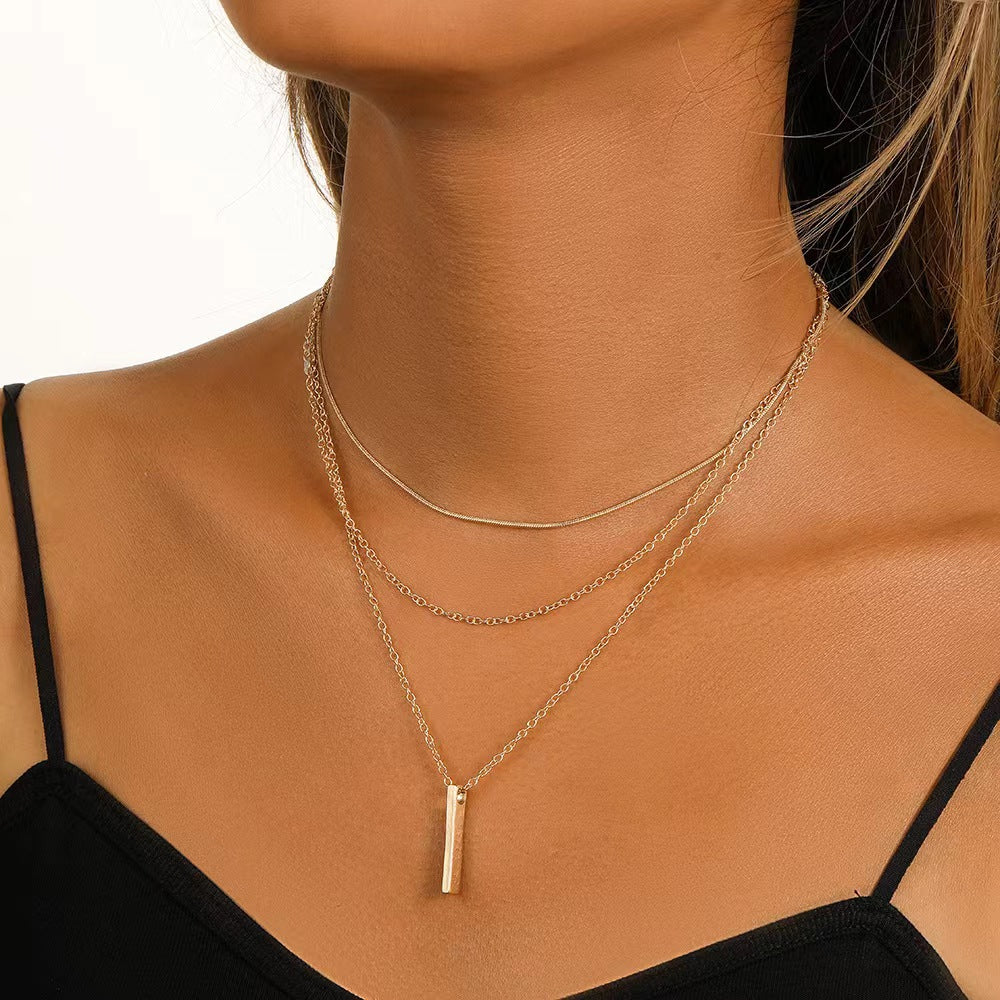 Fashion Bohemian Line Unique Design Light Necklace